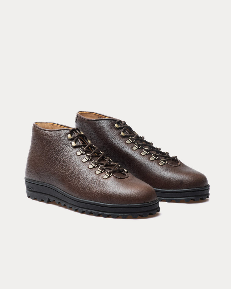 Crown Northampton Everdon 'Rambler' Wholecut Mid Norwegian Ox Oak Boots - 2