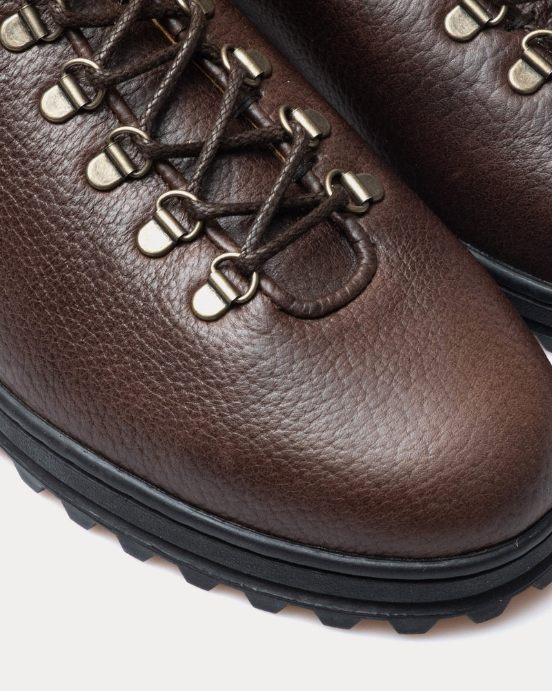 Crown Northampton Everdon 'Rambler' Wholecut Mid Norwegian Ox Oak Boots - 5