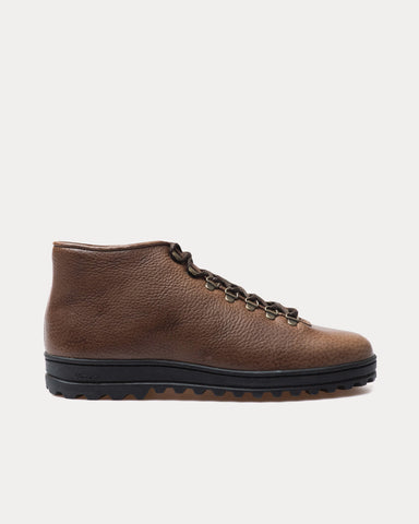 Crown Northampton Everdon 'Rambler' Wholecut Mid Norwegian Ox Snuff Boots
