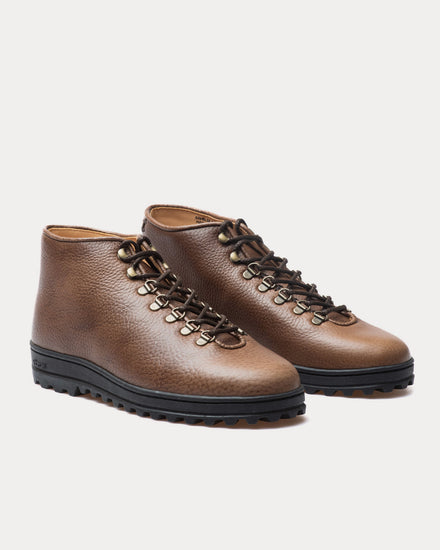 Crown Northampton Everdon 'Rambler' Wholecut Mid Norwegian Ox Snuff Boots - 2