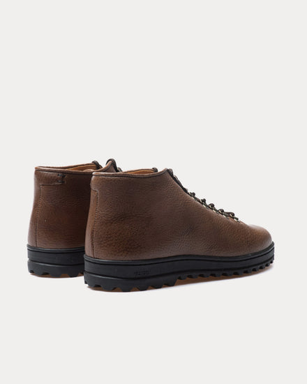 Crown Northampton Everdon 'Rambler' Wholecut Mid Norwegian Ox Snuff Boots - 3