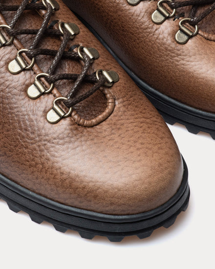 Crown Northampton Everdon 'Rambler' Wholecut Mid Norwegian Ox Snuff Boots - 5
