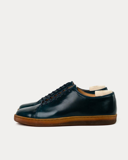 Crown Northampton Harlestone Derby Shinki Shell Cordovan Indigo Low Top Sneakers - 4