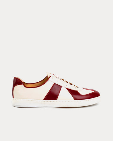 Crown Northampton Yardley GAT Japanese Red Shinki Shell Cordovan Low Top Sneakers
