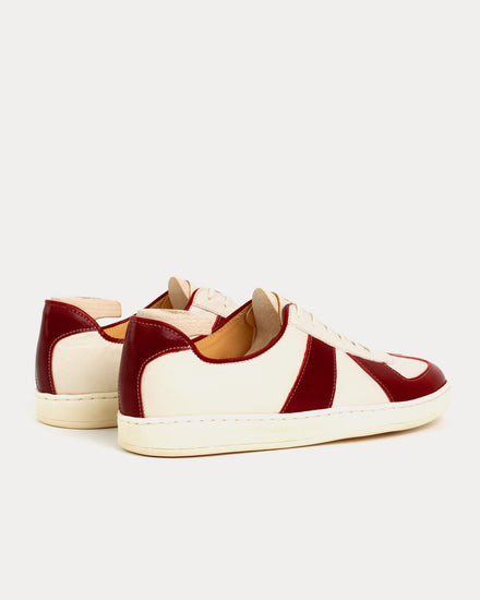 Crown Northampton Yardley GAT Japanese Red Shinki Shell Cordovan Low Top Sneakers - 3