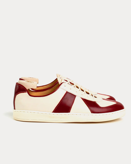 Crown Northampton Yardley GAT Japanese Red Shinki Shell Cordovan Low Top Sneakers - 4