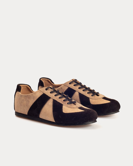 Crown Northampton Adnitt Gat Mad Dog Brown / Black Low Top Sneakers - 2