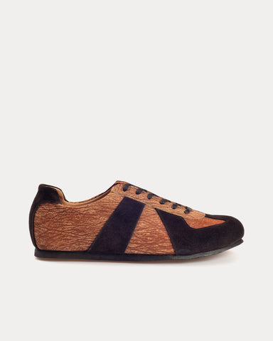 Crown Northampton Adnitt Gat Sokoto Nubuck Brown / Black Low Top Sneakers