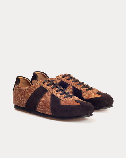 Crown Northampton Adnitt Gat Sokoto Nubuck Brown / Black Low Top Sneakers - 2