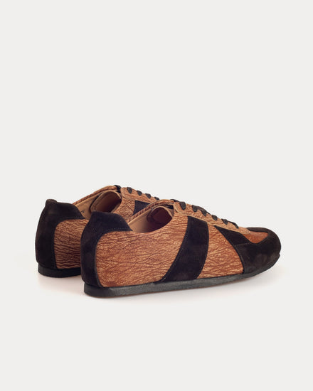 Crown Northampton Adnitt Gat Sokoto Nubuck Brown / Black Low Top Sneakers - 3