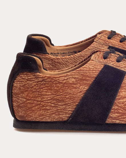 Crown Northampton Adnitt Gat Sokoto Nubuck Brown / Black Low Top Sneakers - 4