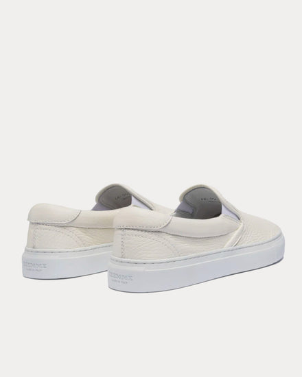 Diemme Garda Leather White Deer Slip On Sneakers - 3