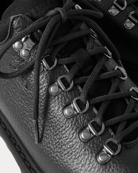 Diemme Cornaro Full-Grain Leather Black Hiking Boots - 2