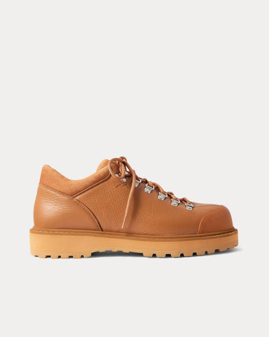 Diemme Cornaro Full-Grain Leather Cognac Brown Hiking Boots
