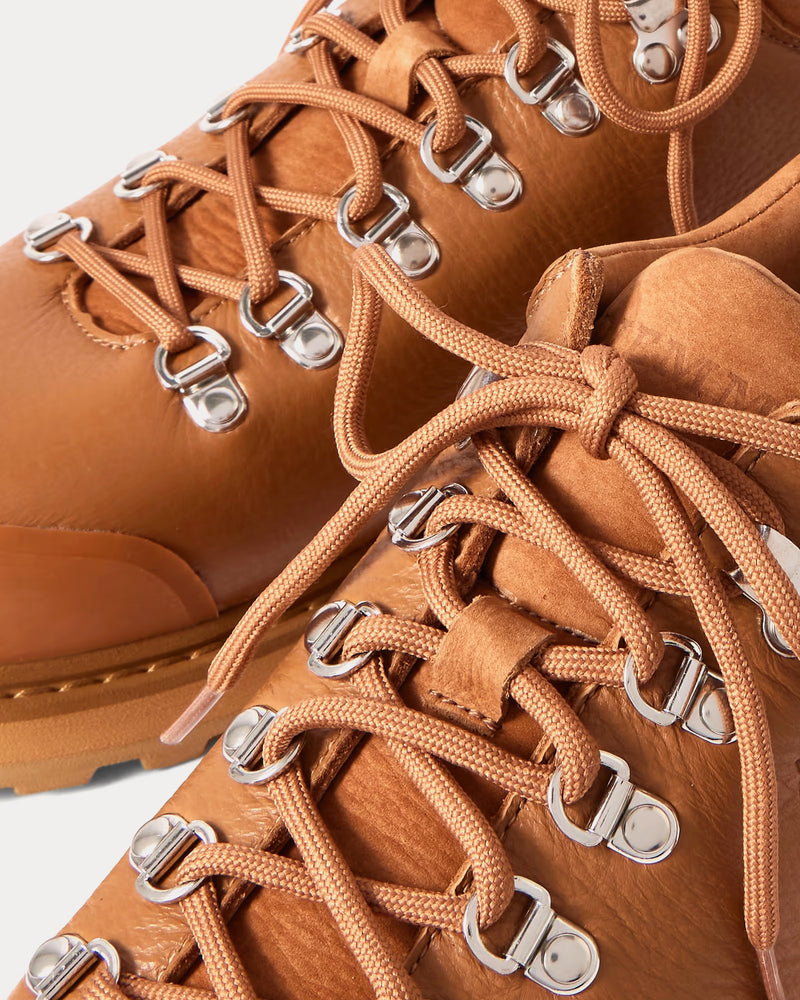 Diemme Cornaro Full-Grain Leather Cognac Brown Hiking Boots - 2