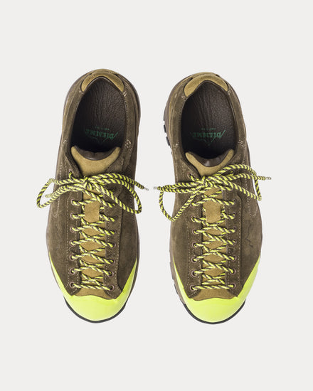 Diemme Movida Suede Capers Green Low Top Sneakers - 2