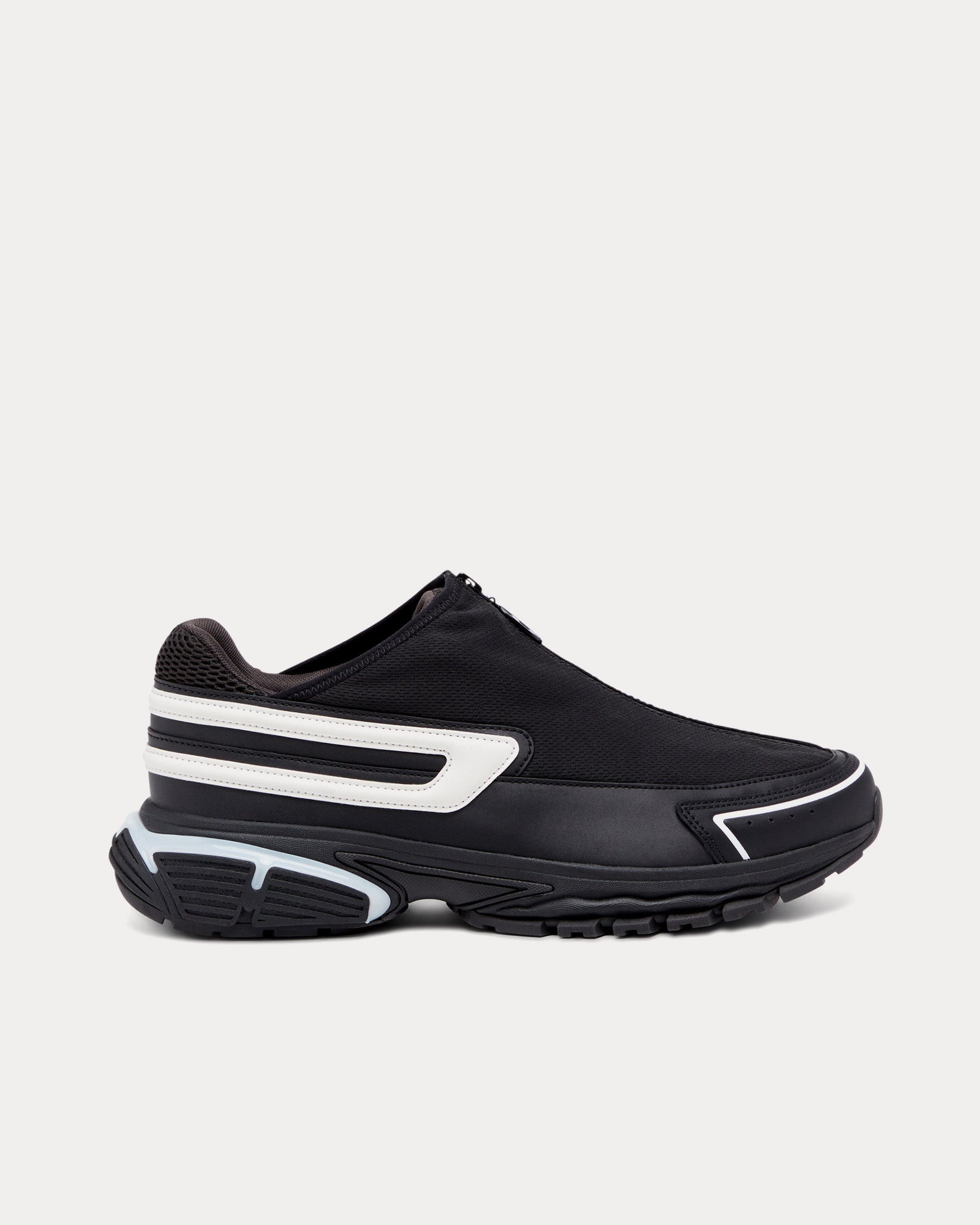 Diesel Unisex S-Serendipity Pro-X1 Zip X Black / White Slip On