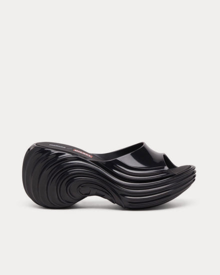 Diesel x Melissa Quantum Platform Black Mules - 1