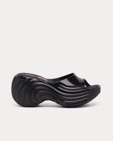 Diesel x Melissa Quantum Platform Black Mules