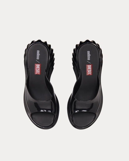 Diesel x Melissa Women's Quantum Platform Black Mules
