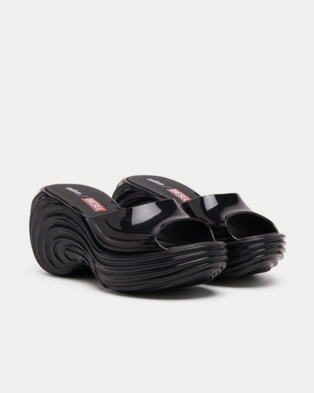 Diesel x Melissa Quantum Platform Black Mules - 3