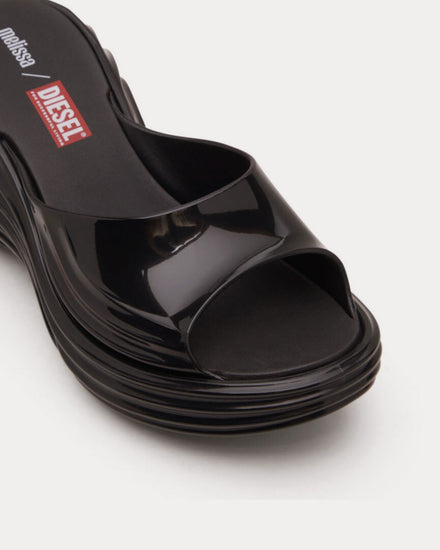 Diesel x Melissa Quantum Platform Black Mules - 5