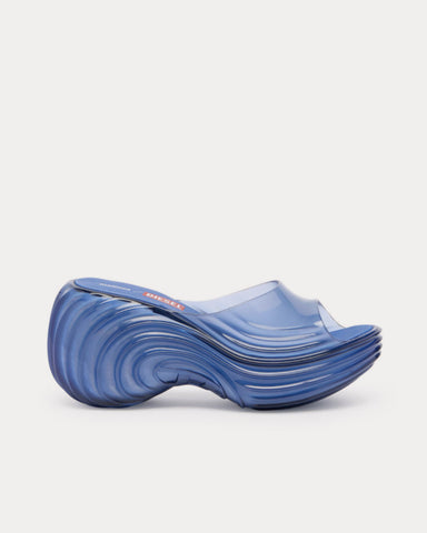 Diesel x Melissa Quantum Platform Blue Mules