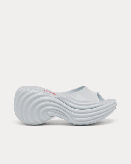 Diesel x Melissa Quantum Platform Light Blue Mules - 1