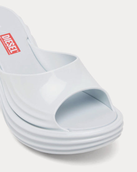 Diesel x Melissa Quantum Platform Light Blue Mules - 5