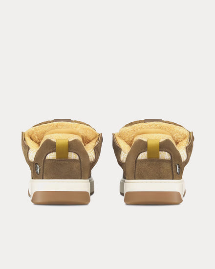 Dior B9S Skater Limited And Numbered Edition Dior Oblique Suede and Jacquard Khaki / Beige Low Top Sneakers - 3