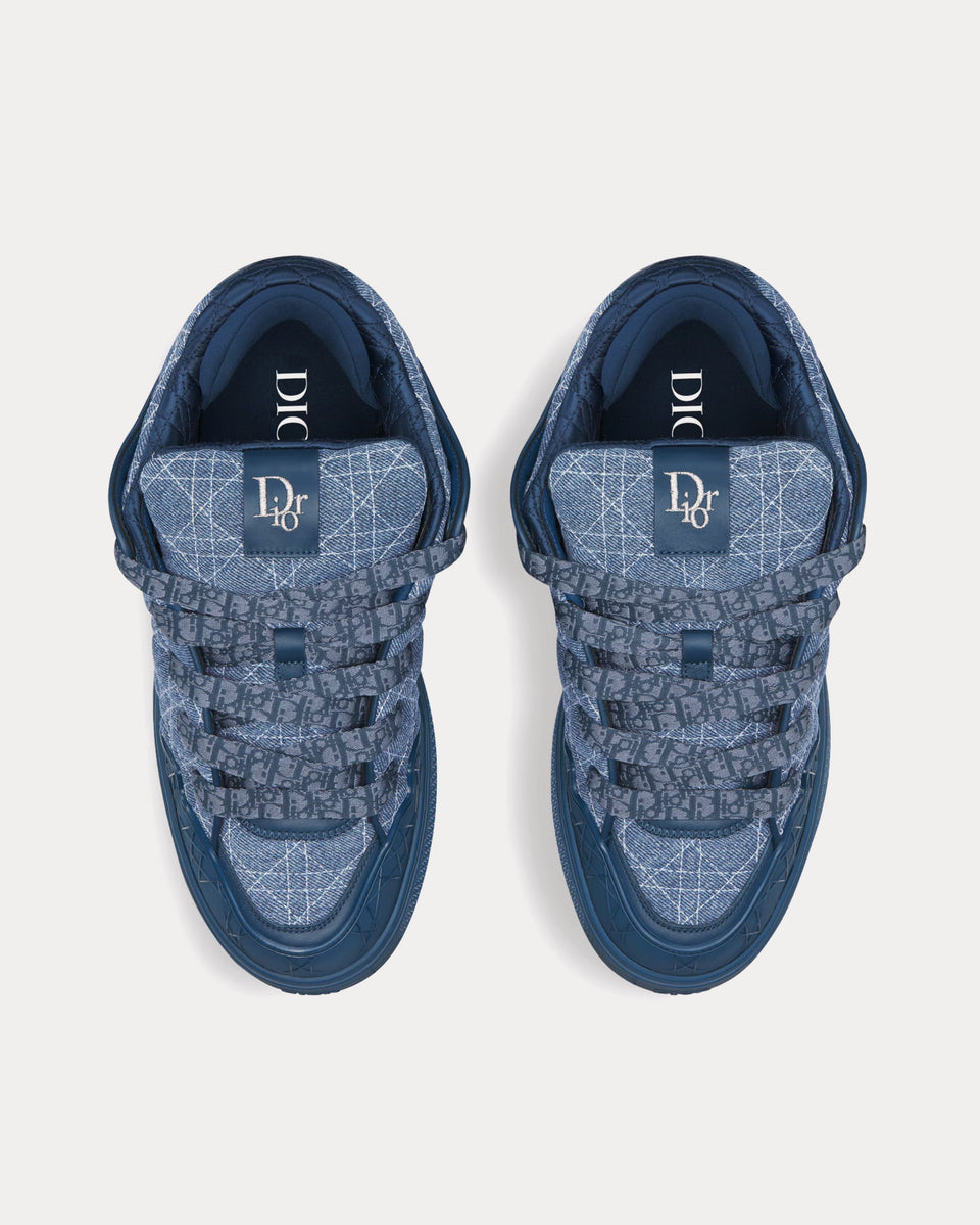 BY ERL B9S SKATER SNEAKER IN COBALT BLUE CANNAGE FABRIC