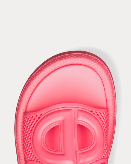 Dior Dioriviera D-Club Candy Pink Rubber Slides - 4
