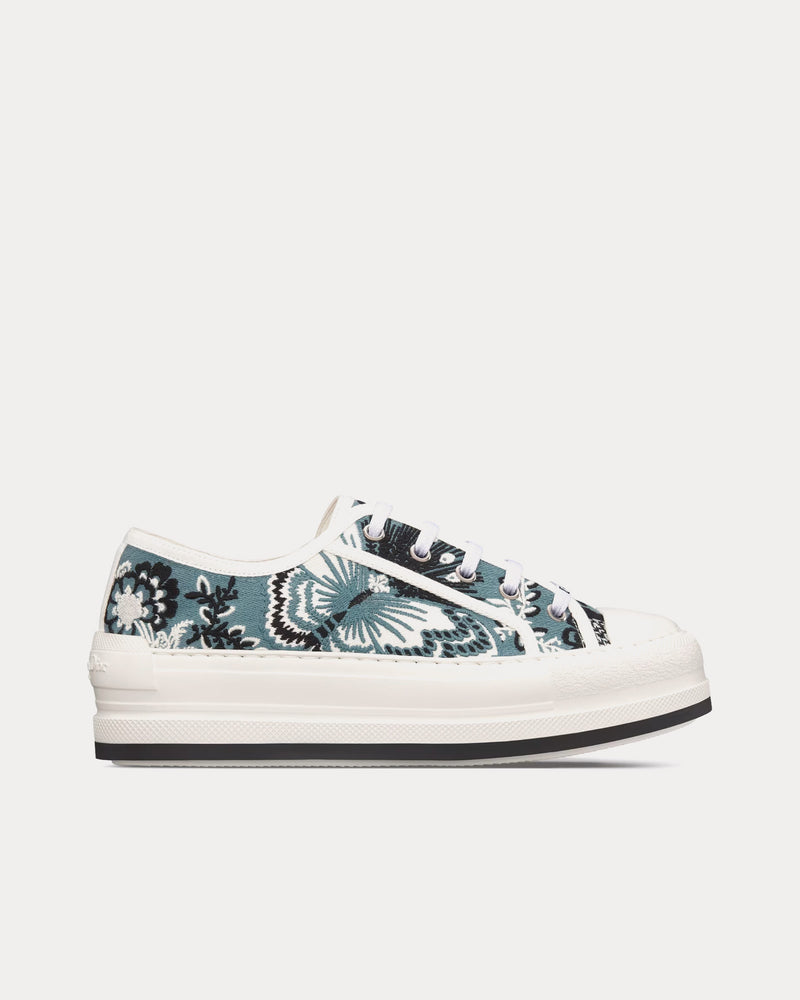 Dior Women's Walk'n'Dior Platform Denim Blue Multicolor