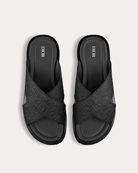 DIOR☆25SS Alias クラシック ロゴ サンダル MENS BLACK Dior Alias Sandal Black Men's - 3SA134ZPP H900 - US