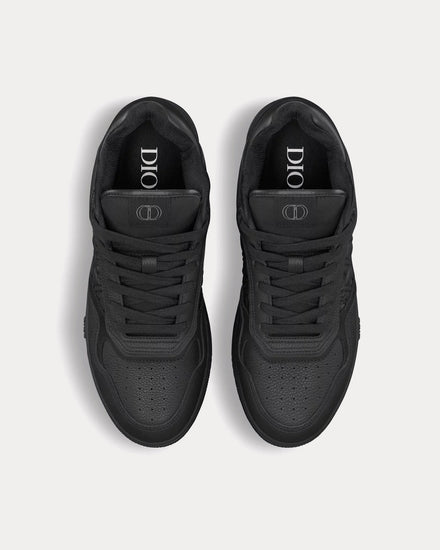 Dior B27 Grained Calfskin & Dior Gravity Leather Black Low Top Sneakers - 2