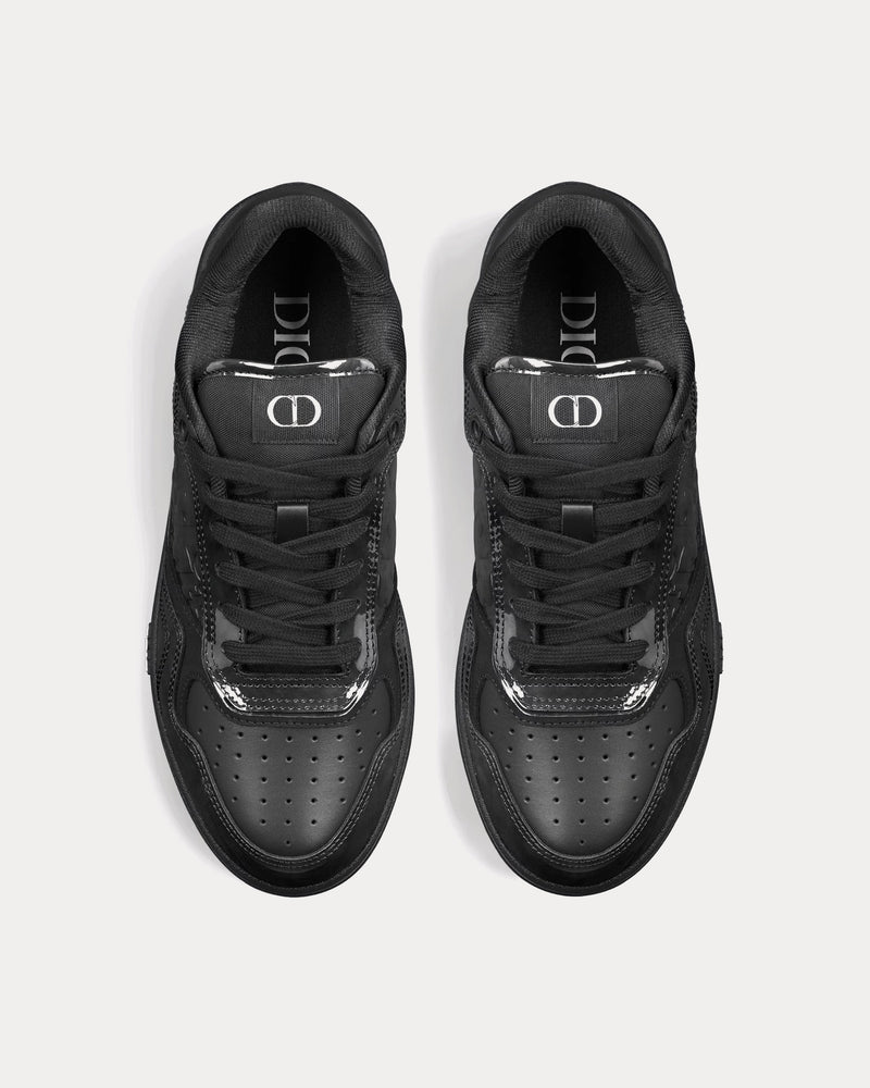 Dior Men's B27 Black Patent Calfskin and Dior Oblique Gravity