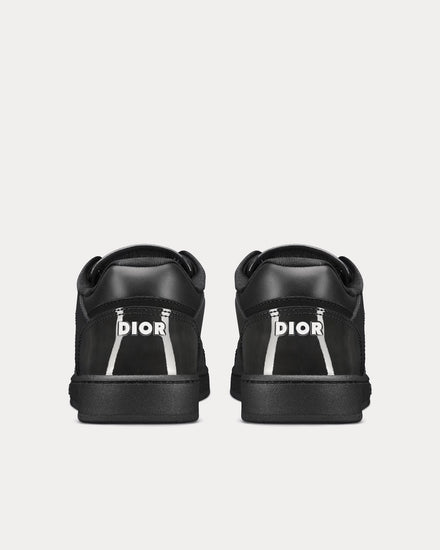 Dior B27 Black Patent Calfskin and Dior Oblique Gravity Leather Low Top Sneakers - 4