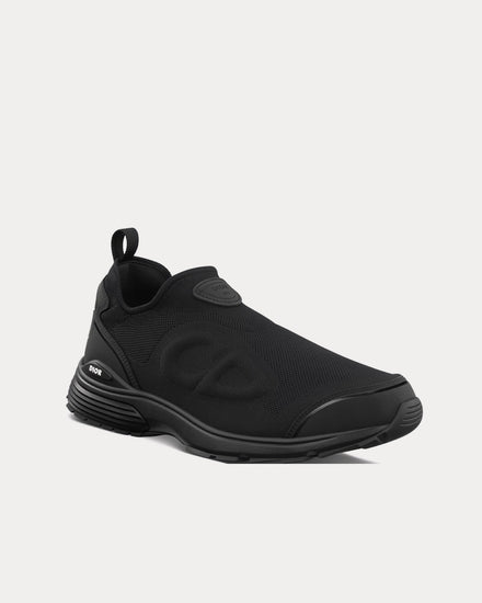 Dior B30 Countdown Techical Mesh & Fabric Black Slip On Sneakers - 3