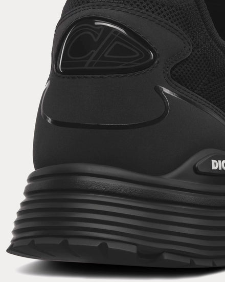 Dior B30 Countdown Techical Mesh & Fabric Black Slip On Sneakers - 4