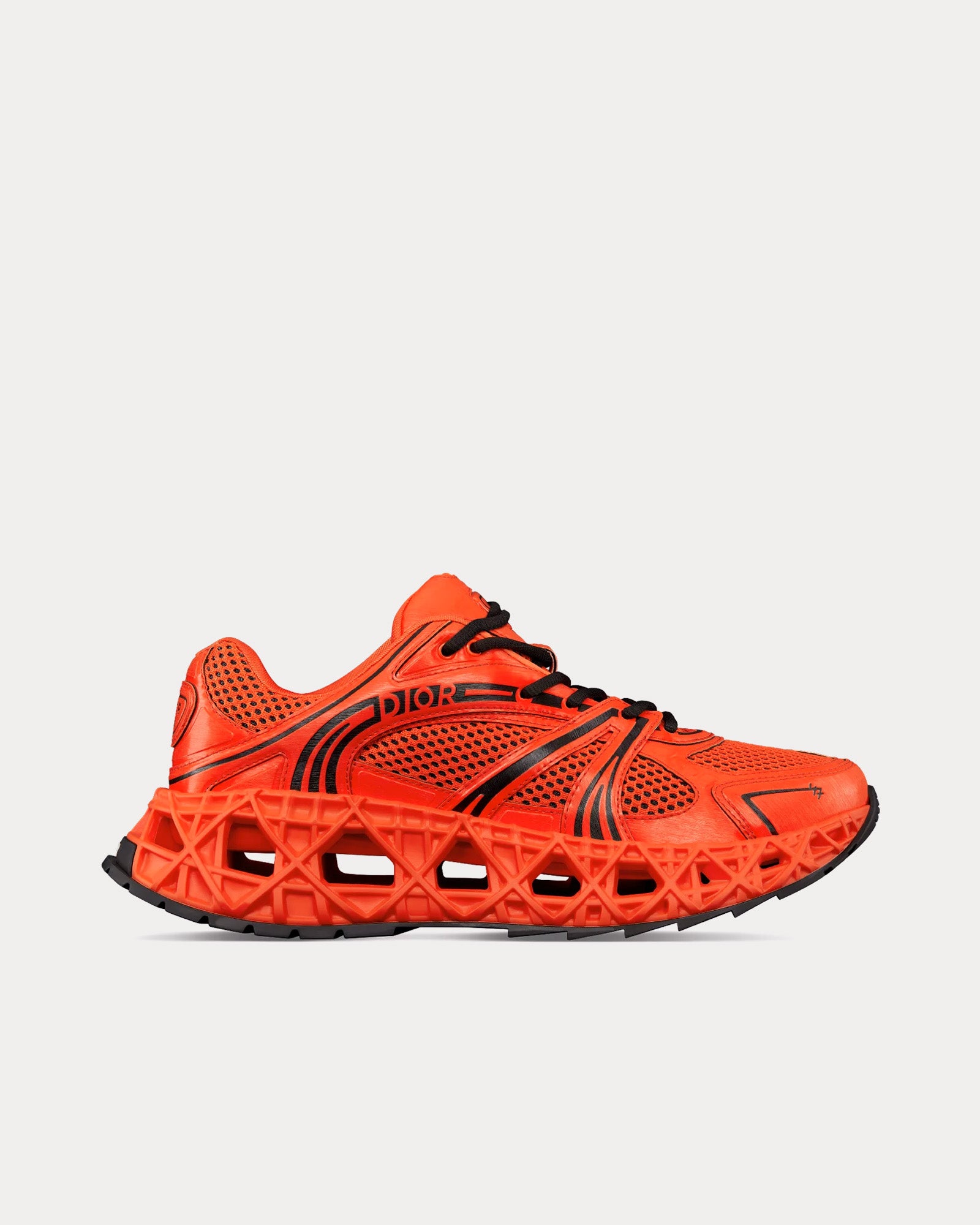 Dior x Kaws Men's B35 NXXT Vermilion Red Technical Fabric and