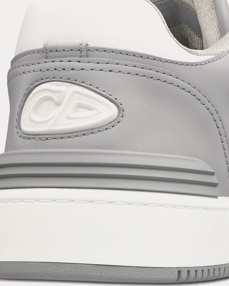 Dior Men's B57 Dior Gray and White Smooth Calfskin with Beige and