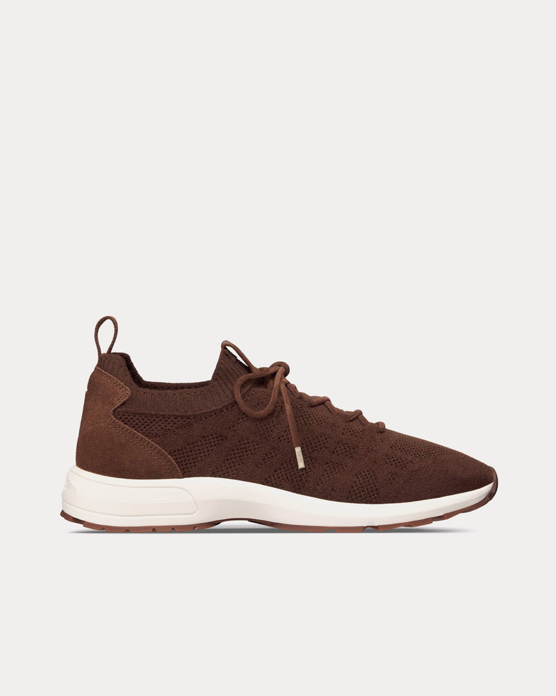 Dior B80 Lounge Brown Low Top Sneakers - 1
