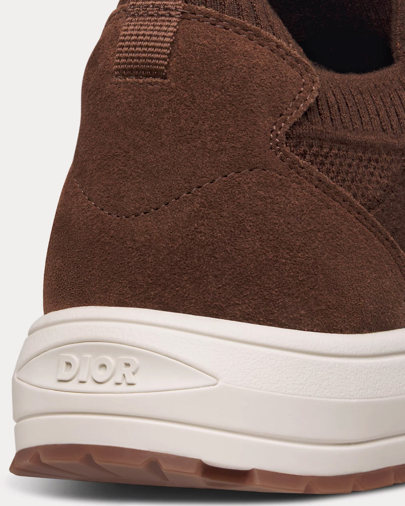 Dior B80 Lounge Brown Low Top Sneakers - 3