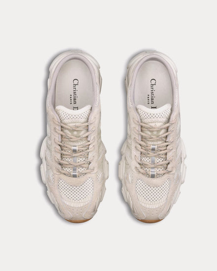 Dior Chrono Mesh & Suede Calfskin Beige Sneaker Mules - 2