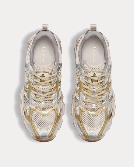 スニーカー DIOR CHRONO MESH SNEAKERS Dior Chrono Sneaker Mesh with White and Black Leather-Effect