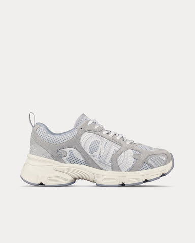 Dior Chrono Mesh & Suede Calfskin Gray Low Top Sneakers