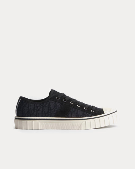 Dior Hooper Black Low Top Sneakers - 1