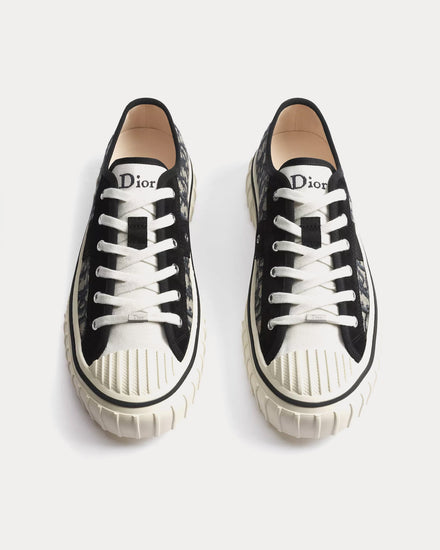 Dior Hooper Beige / Blue Low Top Sneakers - 2