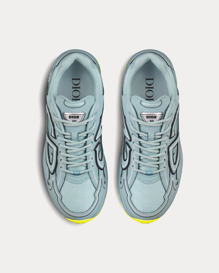Dior Men's B30 Mesh & Technical Fabric Blue Low Top Sneakers Dior Men's B30 Mesh & Technical Fabric Blue Low Top Sneakers