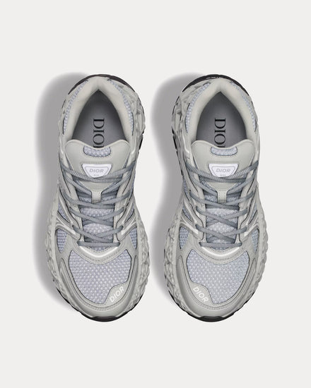 Dior Men's B35 NXXT Technical Fabric & Mesh Grey Low Top